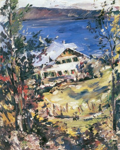 Walchensee, Landhaus mit Wascheplatz da Lovis Corinth